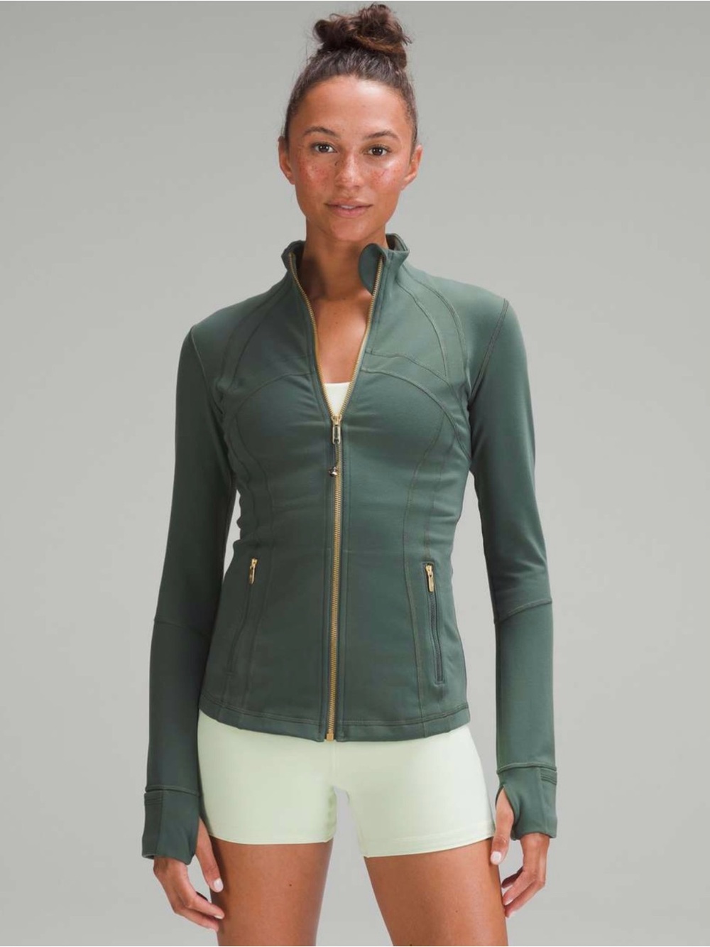 Lululemon Define Jacket Luon Dark Forest Size 6